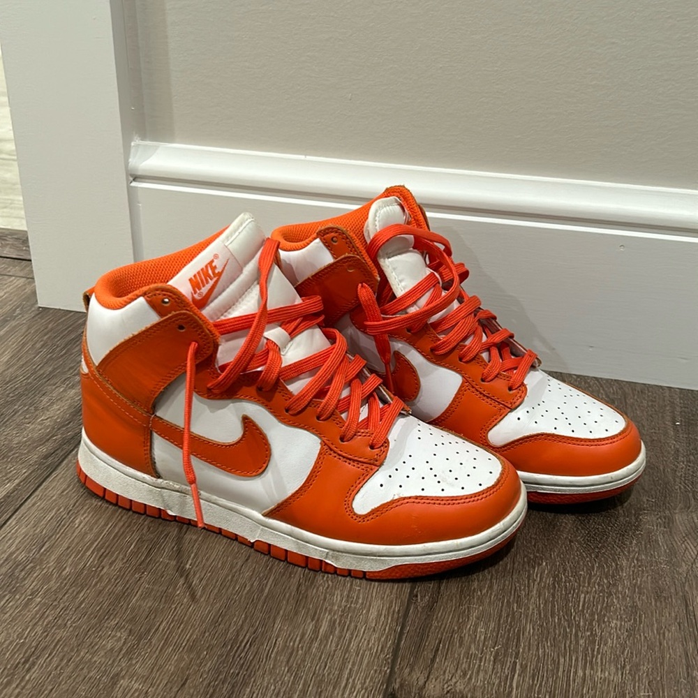 Orange Nike dunks